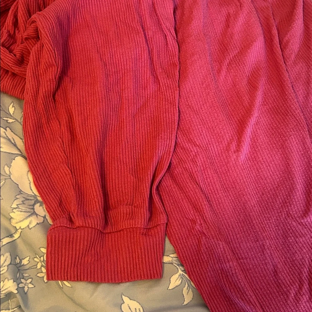 ALO Yoga Raspberry Ribbed Pants - Picture 4 of 4